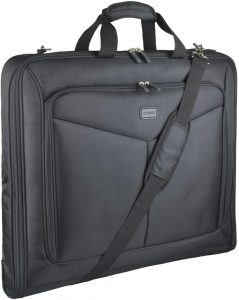 Gyssien Foldable Carry On Garment Bag for Suits with Shoulder Strap