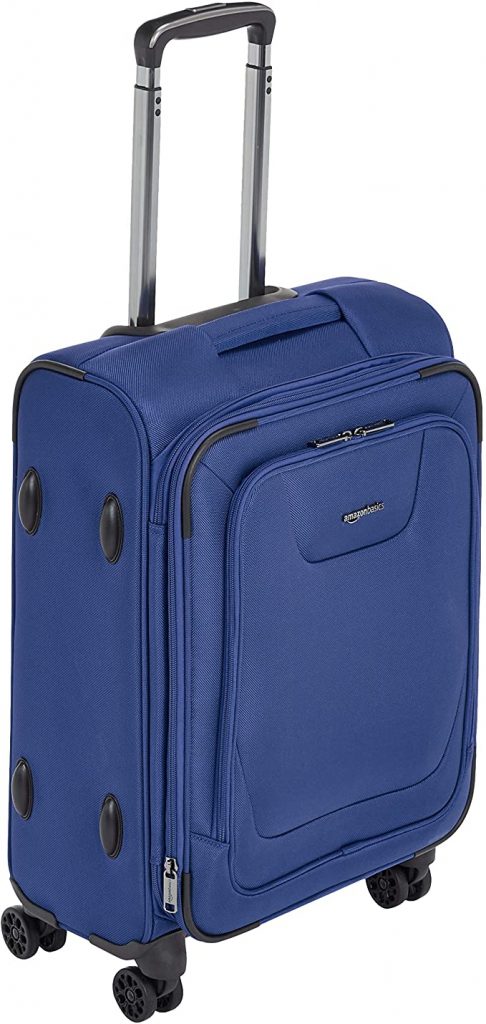 AmazonBasics Premium Expandable Softside Best Spinner Luggage