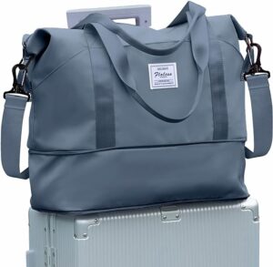 best carry on tote with trolley sleeve